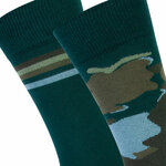 2-pack Dick Cotton Donkergroen Maat 43-46