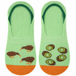 Mismatched No Show Footie Sokken Kiwi