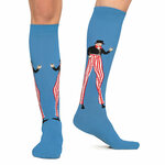 Kniekous clown op stelten