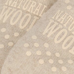 Natural Home grip sokken Beige melange