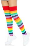 Overknee kniekous regenboog