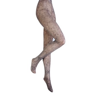 Panty Marianne Slangenprint in beige Maat S/M