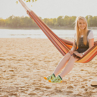 Mismatched No Show Footie Sokken Kiwi