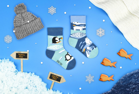 Spox Sox Kids Penguins &amp; Polar Bears
