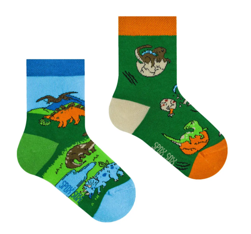 Spox Sox Kids Dinosaurs