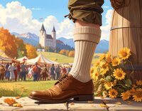Maak je Oktoberfest-outfit compleet met Tiroler kousen Maak je Oktoberfest-outfit compleet met Tiroler kousen