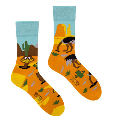 Mismatched Sokken Struisvogel