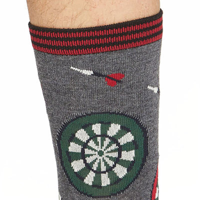 Bamboe Herensokken Darts Dark Grey
