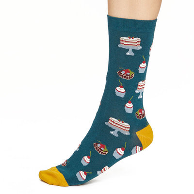 Bamboe Damessokken 2-pack Thee & Taart