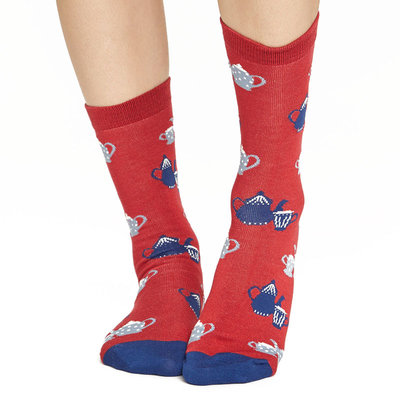 Bamboe Damessokken 2-pack Thee & Taart