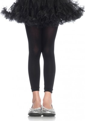 Kinderpanty Voetloos Zwart