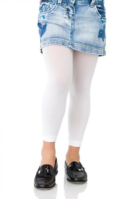 Kinderpanty Voetloos Wit