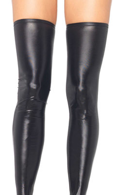 Kousen Stay up Wetlook Zwart