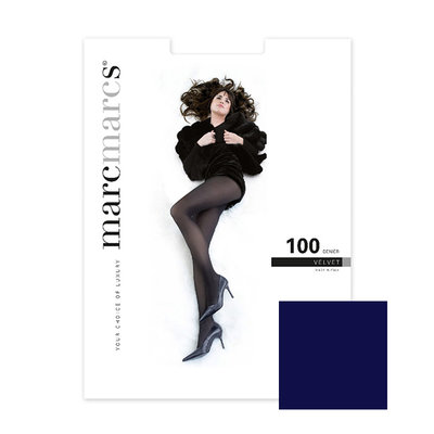 Panty Basic 100 Denier Velvet Opaque Marine