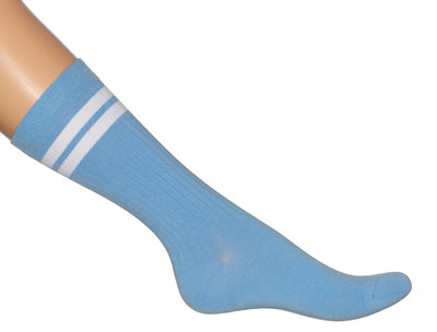 Sokken Sport Ribbed Sky Blue