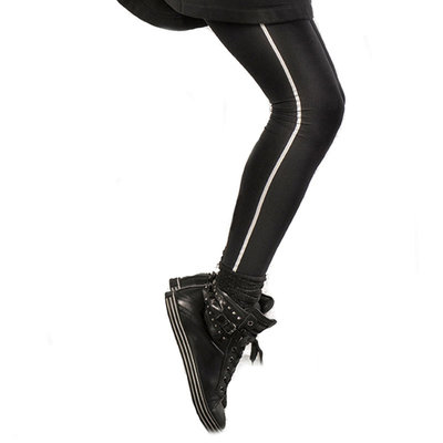 Legging Marc Marcs Stripe in Zwart met Wit