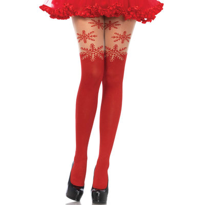 Panty Fantasy Sneeuwvlok Kerst