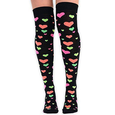 Kousen Overknee Hart Multicolour