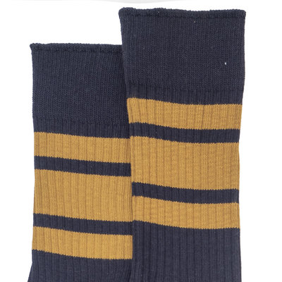 Herensok Wembley Streep Dark Navy