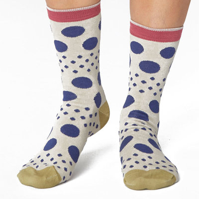 Sokken Thought Bamboe Easy Spots Cream