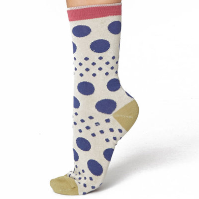 Sokken Thought Bamboe Easy Spots Cream