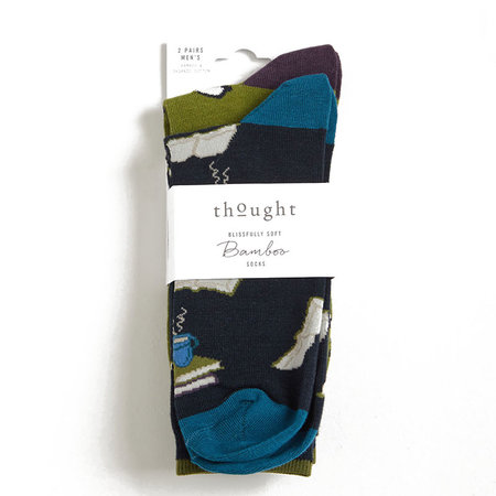 Bamboe Herensokken 2-pack Study