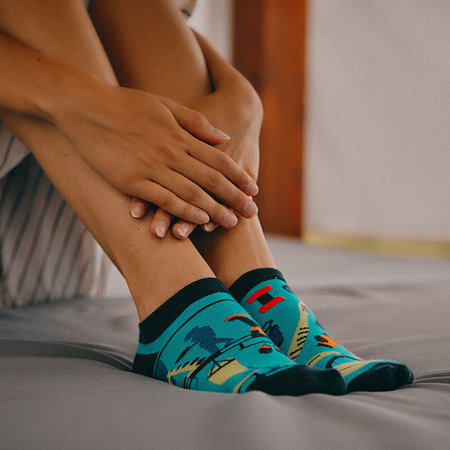 *Mismatched Sneaker Sokken Fitness