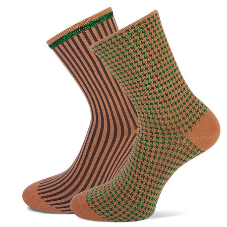 Sokken Beau 2-Pack in Beige