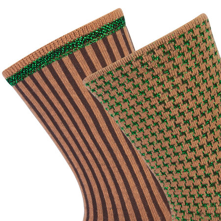 Sokken Beau 2-Pack in Beige