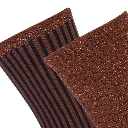 Sokken Beau 2-Pack in Bruin
