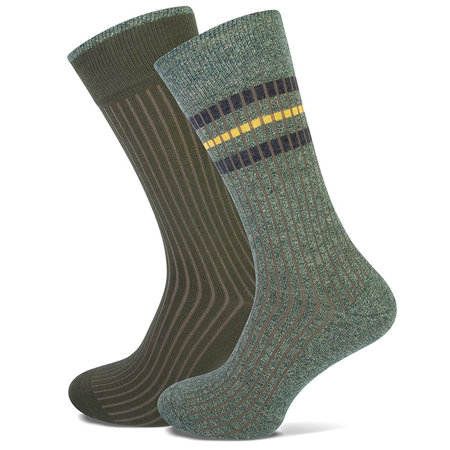 Sokken 2-pack George Cotton Khaki