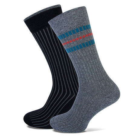 Sokken 2-pack George Cotton Zwart