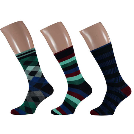 Bamboe Herensokken 3-Pack Marine Mix