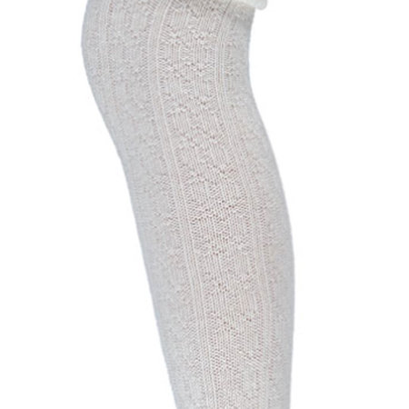 Kousen Luxe Overknee Kabel Antraciet