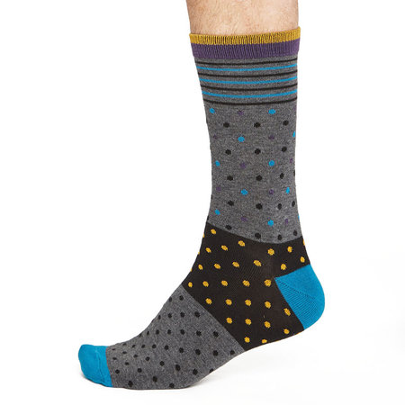 Bamboe Herensokken 2-pack Spot Stripe