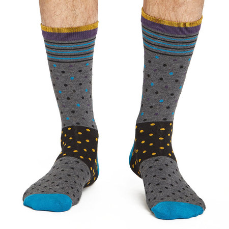 Bamboe Herensokken 2-pack Spot Stripe