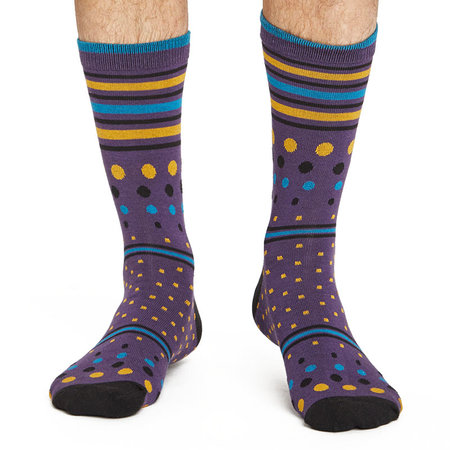 Bamboe Herensokken 2-pack Spot Stripe