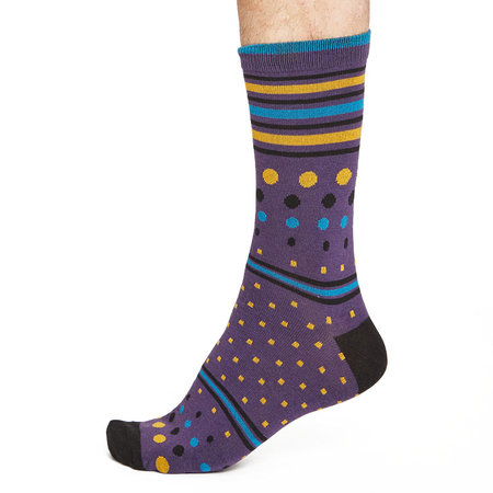 Bamboe Herensokken 2-pack Spot Stripe
