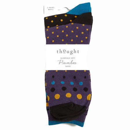 Bamboe Herensokken 2-pack Spot Stripe