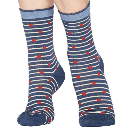 Bamboe Damessokken 2-Pack Cherry