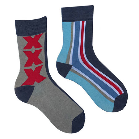 Box 3 paar Mismatched Bamboe Sokken Holland