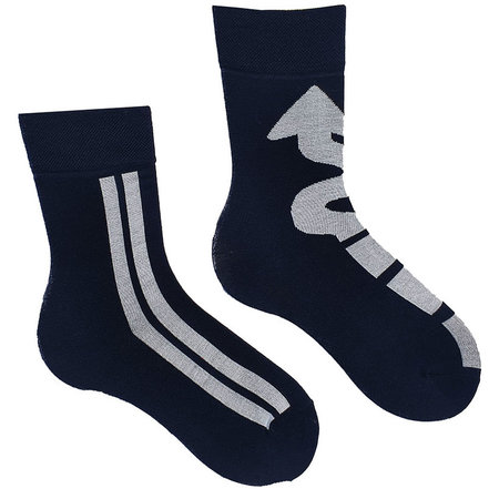 Box 4 paar Mismatched Bamboe Sokken Pijl