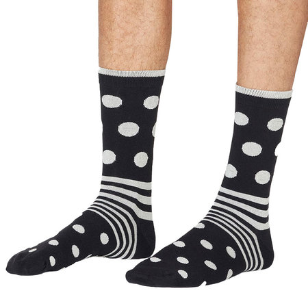 Bamboe Herensokken 2-pack Spot Stip