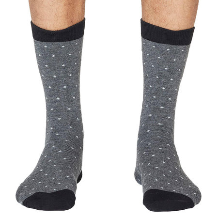 Bamboe Herensokken 2-pack Spot Stip
