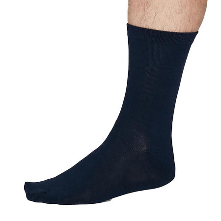 Bamboe Herensokken Jimmy in Effen Blauw