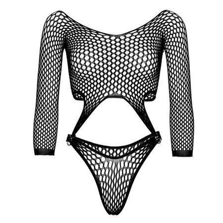 Bodystocking Visnet met G-String