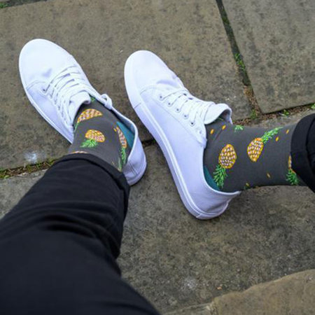 Bamboe Herensokken Ananas