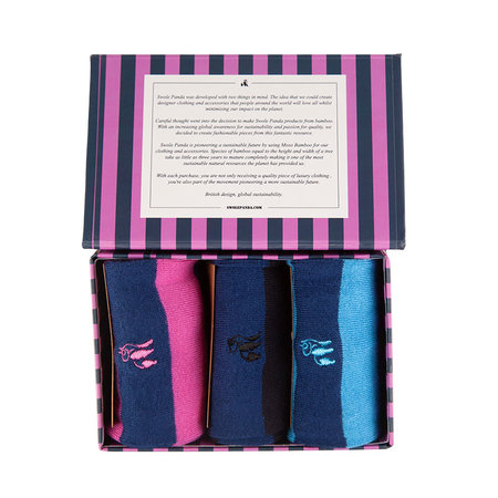 Bamboe Sokken Giftbox Heren Strepen