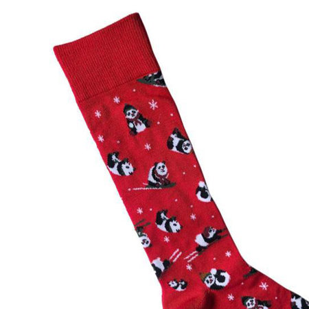 Bamboe Damessokken Panda Rood