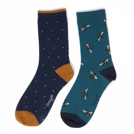 Bamboe Damessokken 2-Pack Bijen